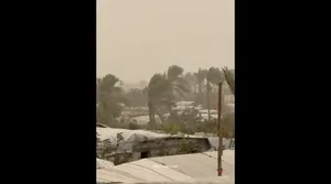 بحران جدید در غزه طوفان و گرد و غبار در اردوگاه آوارگان