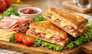 طرز تهیه اسنک ژامبون خانگی خوشمزه و فوری