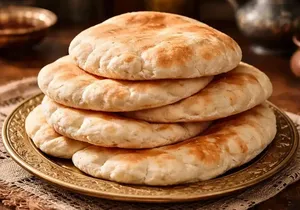 طرز تهیه نان عربی خانگی برای رمضان