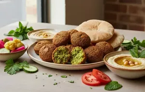 طرز تهیه فلافل لبنانی ، فلافل ترد و طلایی مثل بازاری